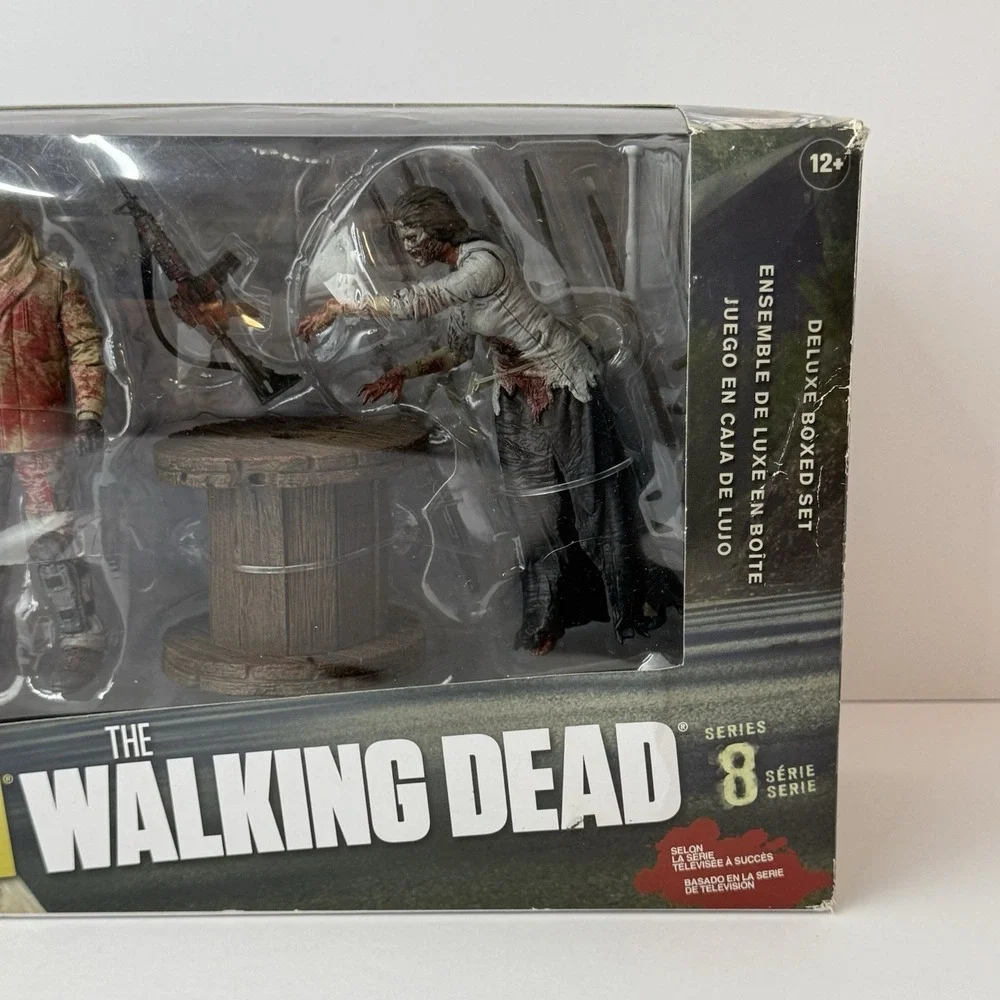 The Walking Dead Morgan with Impaled Walker Deluxe Figure Box Set AMC McFarlane